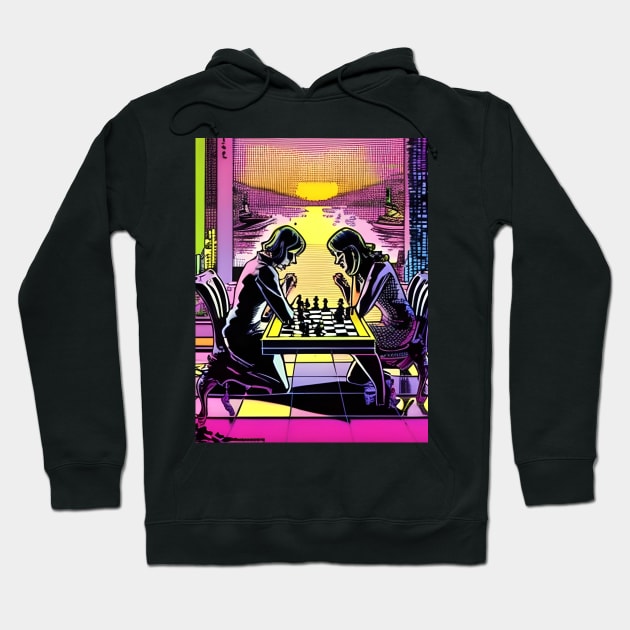 chess players anime style Hoodie by Seasonmeover